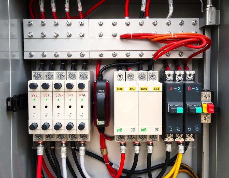 DC combiner box installation